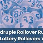 lottery rollover rules
